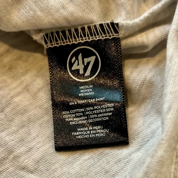 🌸New 47 college vault Kansas Jayhawks crop tee - Picture 6 of 9